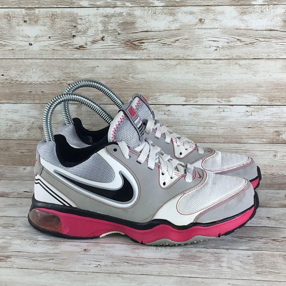 Nike Air Compete TR Womens 6.5 Gray Pink